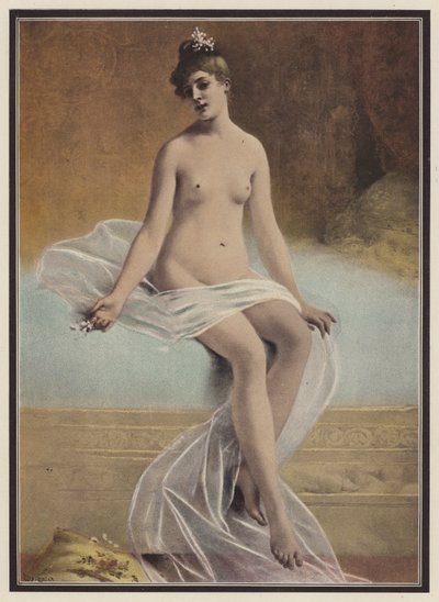 Fragilidade (cor litho) de Jules Frederic Ballavoine