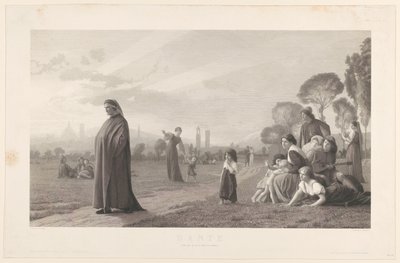 Dante, depois de J.L. Gérôme de Jules Gabriel Levasseur