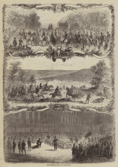 A caça imperial em Compeigne de Jules Gaildrau