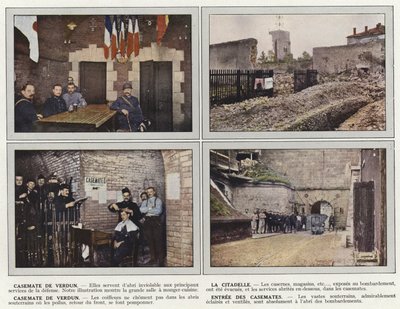 Casemate de Verdun, A Cidadela, Casemate de Verdun, Casemates da entrada de Jules Gervais Courtellemont