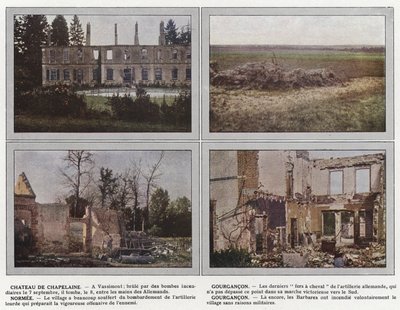Castelo de Chapelaine, Gourgancon, Normee, Gourgancon de Jules Gervais Courtellemont