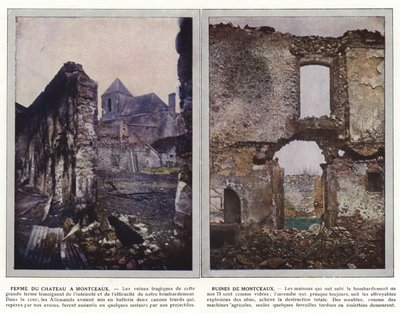 Castle Farm em Montceaux, Ruínas de Montceaux de Jules Gervais-Courtellemont
