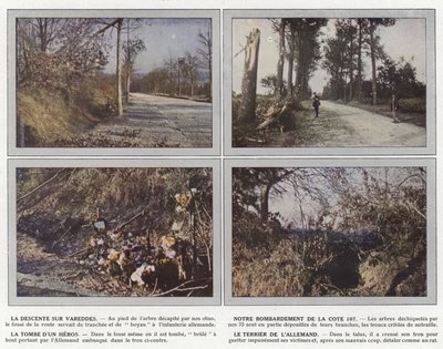 A descida em Vareddes, nosso bombardeio da colina 107, a tumba de um herói, o Terrier alemão de Jules Gervais-Courtellemont