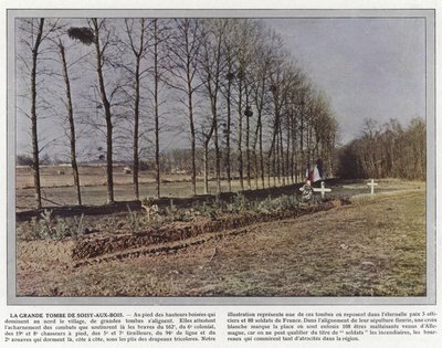 A grande tumba de Soisy-aux-Bois fotografia de Jules Gervais Courtellemont