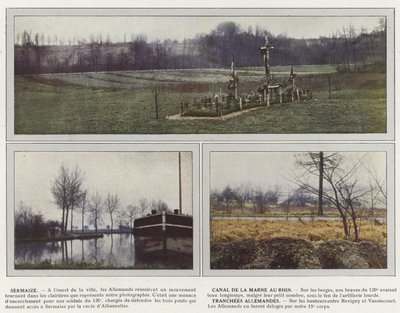 Sermaize, Canal Marne-Rhine, fatias alemãs de Jules Gervais Courtellemont