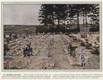 Um cemitério militar de Jules Gervais Courtellemont