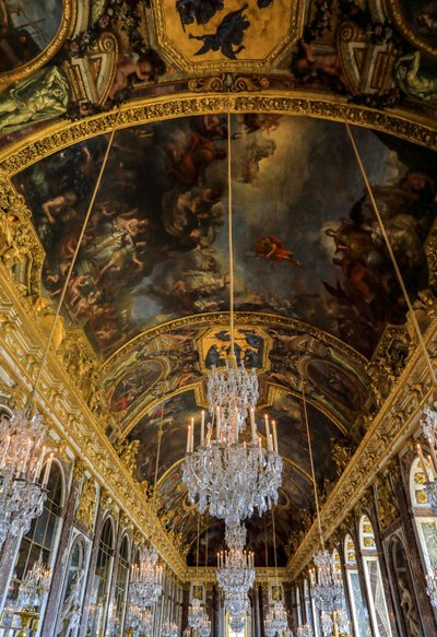 Galeria dos Espelhos, Palácio de Versalhes (foto) de Jules Hardouin Mansart