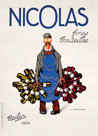 Nicolas, Nectar, c.1930 (cor litografia) de Jules Isnard Dransy