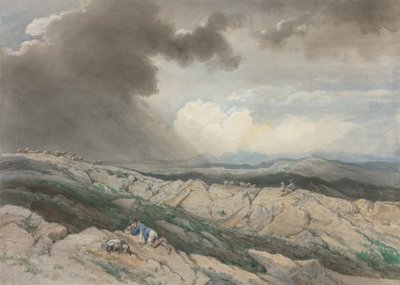 Paisagem com pastores, c. 1869 de Jules Joseph Augustin Laurens