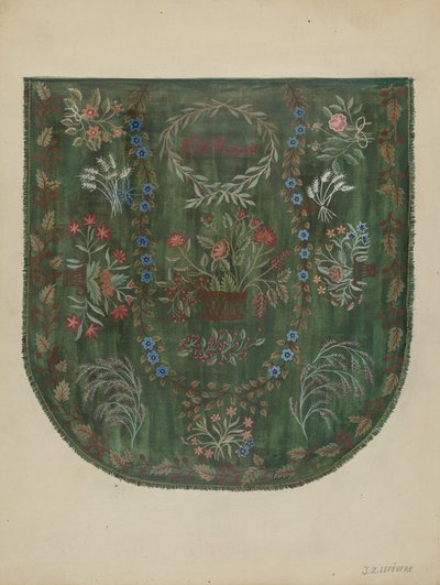 Coverlet bordado, c. 1936. de Jules Lefevere