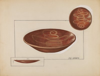 Prato de torta de Jules Lefevere