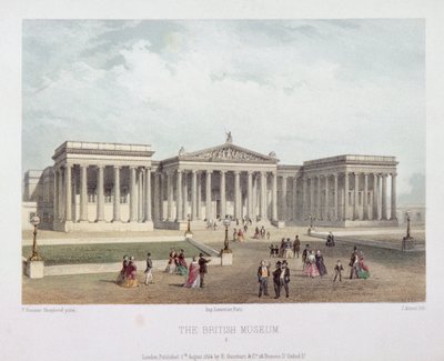 Museu Britânico, Holborn, Londres, 1854 de Jules Louis Arnout