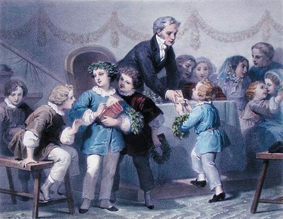 A Cerimônia de Premiação, gravada por Henier, Bettannier e Morlon (cor litho) de Jules Marie (after) Desandre