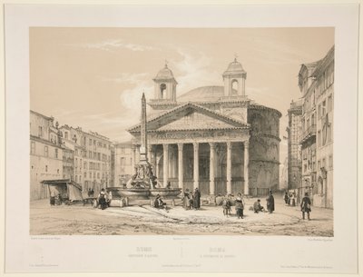 Roma, Panteão d de Jules Monthelier