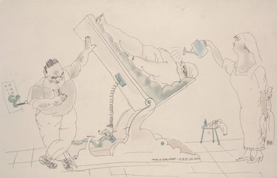 Reduzindo (gravura de cor) de Jules Pascin