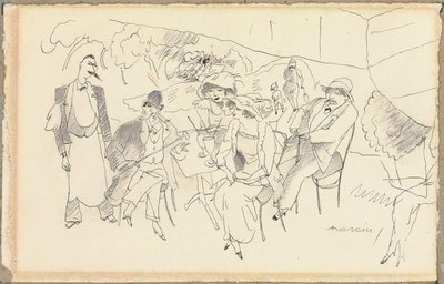 Cena de figuras de Jules Pascin