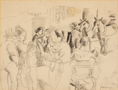 Cena de rua, Nova Iorque de Jules Pascin