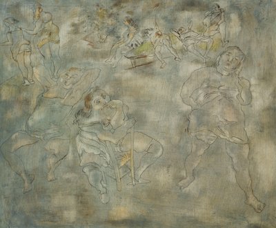 Os cativos; Les Captives, c.1923-25 de Jules Pascin