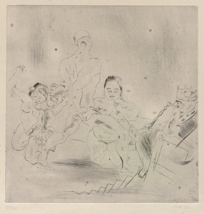 O julgamento de Salomão de Jules Pascin