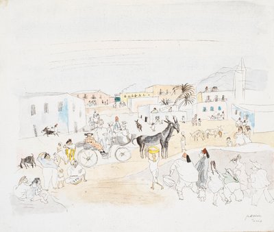 Túnis (wc no papel) de Jules Pascin