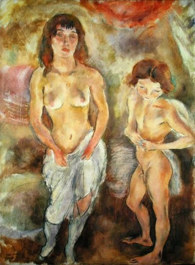 Dois Nus em Pé de Jules Pascin