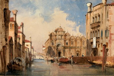 A Scuola di San Marco, Veneza, c. 1830. de Jules Romain Joyant