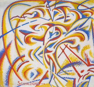 Expressão dinâmica do movimento de um bailarino de Jules Schmalzigaug