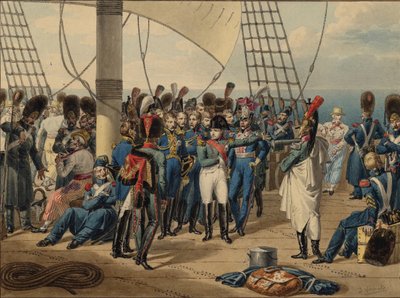 Napoleão retornando da ilha de Elba, 1815 de Jules Vernet