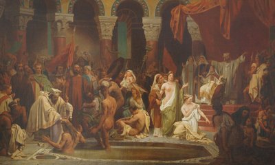 O batismo de Clóvis de Jules Vincent Rigo