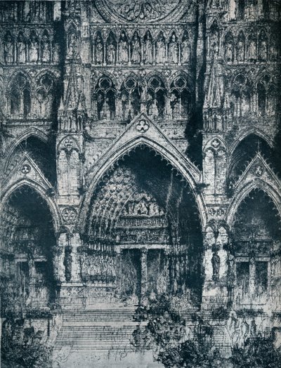 La Cathedrale d&39;Amiens, século XX de Jules de Bruycker