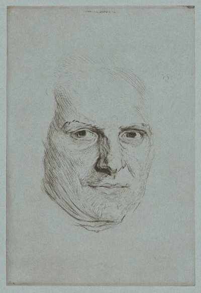 Máscara do Abade Raynal de Jules de Goncourt, after Maurice Quentin