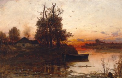Silêncio da noite, 1894 de Juli Julievich Klever