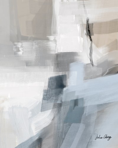Abstrato em azul suave de Julia Cheney