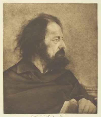 Alfred, Lord Tennyson Dirty Monk, 1865, impresso c. 1893. de Julia Margaret Cameron