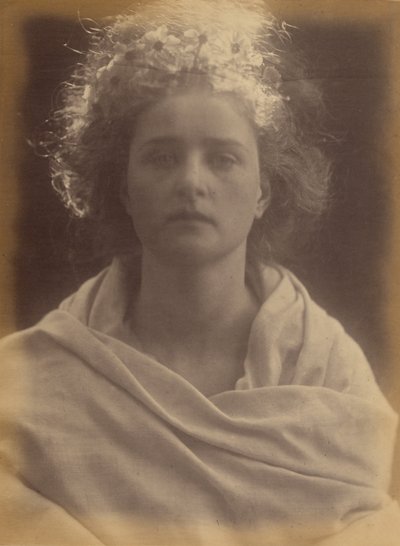Aurora, Deusa da Manhã, Estudo de Emily Peacock de Julia Margaret Cameron