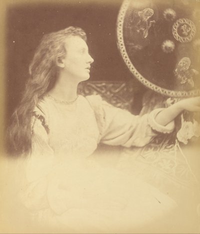 Elaine "o Lírio - criada de Astolat" de Julia Margaret Cameron