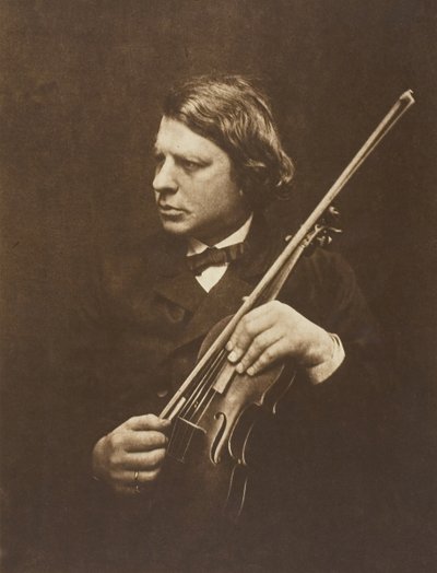 Sr. Joseph Joachim, 1868, impresso em 1875. de Julia Margaret Cameron