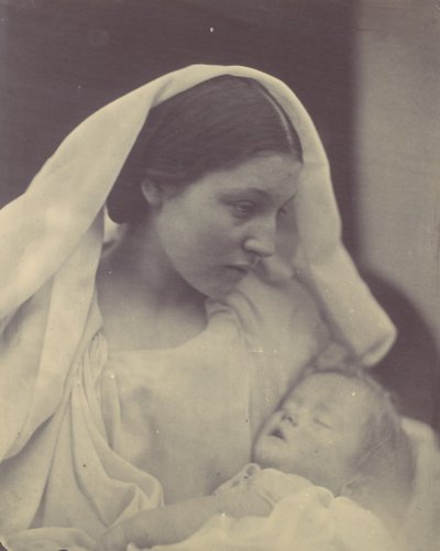 A Madona Descansada, 1864. de Julia Margaret Cameron