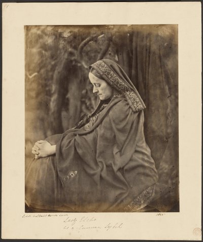 Lady Elcho como uma Sybil de Cumea de Julia Margaret Cameron