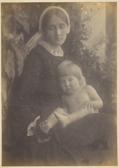 Sra. Herbert Duckworth com Gerald Duckworth de Julia Margaret Cameron