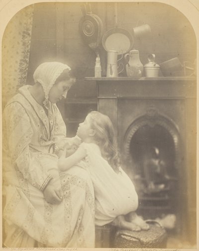 Sra. Rachael Gurney ("Que Deus traga o pai com segurança para casa", "Três pescadores foram velejar nas profundezas") de Julia Margaret Cameron