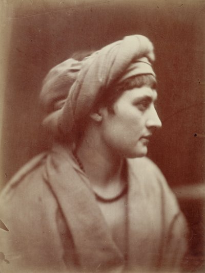 Retrato de mulher com turbante de Julia Margaret Cameron