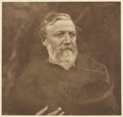 Robert Browning, 1865, impresso em 1875. de Julia Margaret Cameron