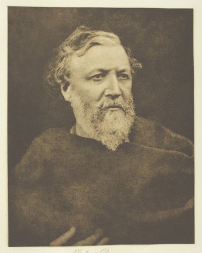 Robert Browning, 1865, impresso c. 1893. de Julia Margaret Cameron