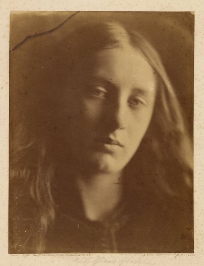 [Cabeça de estudo de São João]. de Julia Margaret Cameron