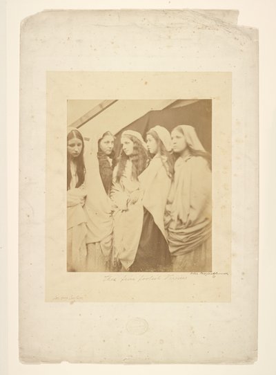 As cinco virgens loucas de Julia Margaret Cameron