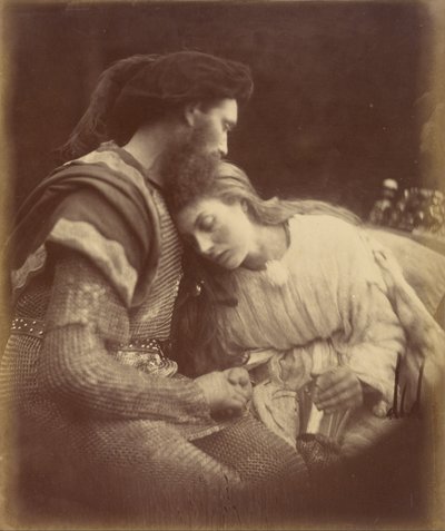 A separação de Sir Lancelot e da Rainha Guinevere de Julia Margaret Cameron