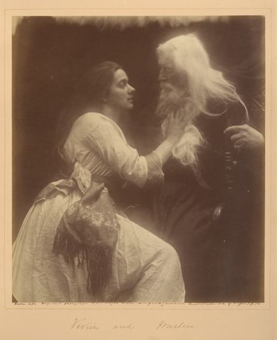 Vivien e Merlin de Julia Margaret Cameron