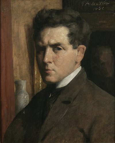 Auto-Retrato, 1886 de Julian Alden Weir