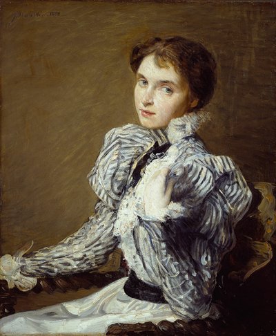The Grey Bodice, 1898. de Julian Alden Weir